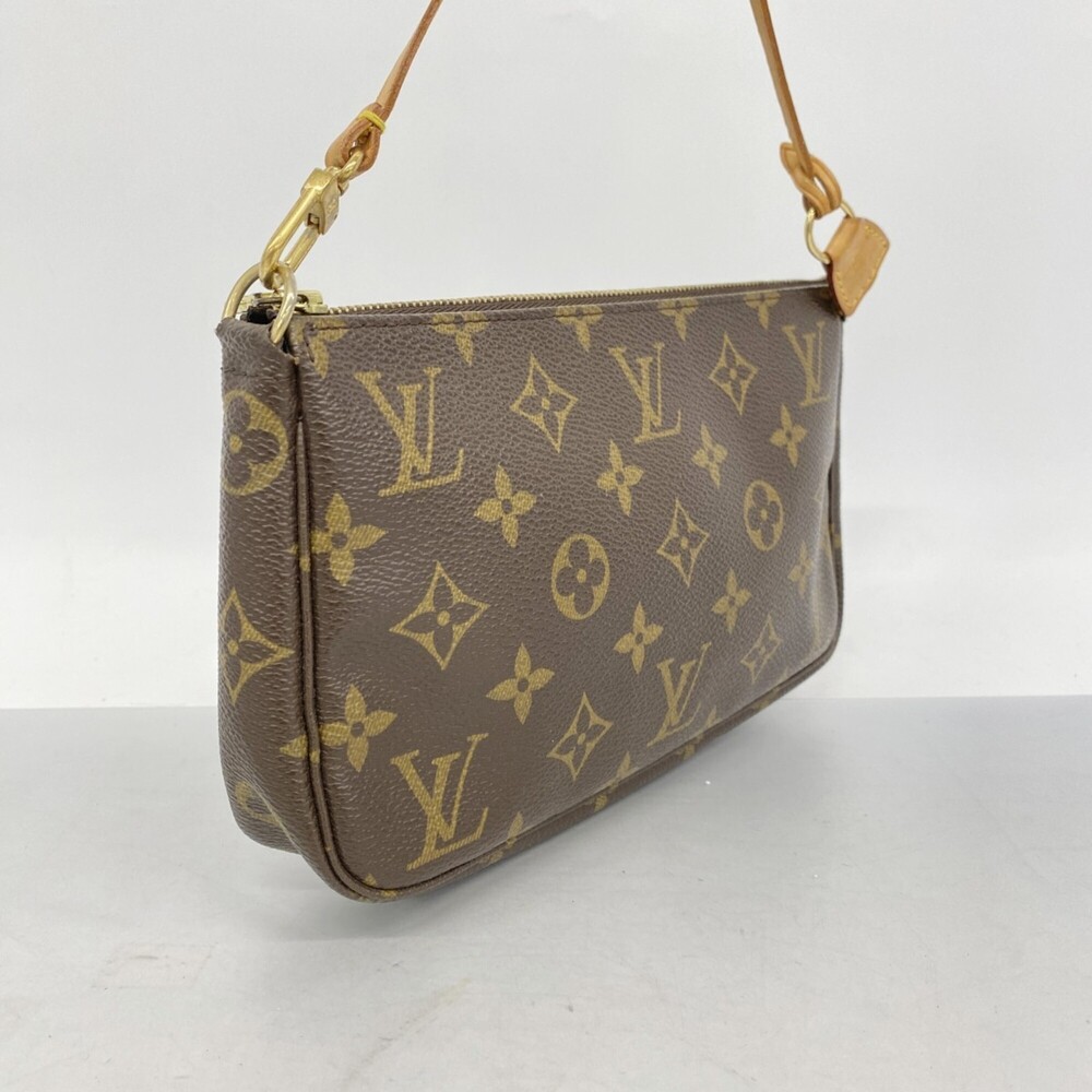 LOUIS VUITTON Brown Monogram Pochette Pouch - Picture 2 of 9